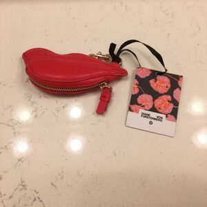 DVF Lip coin purse (NWT)